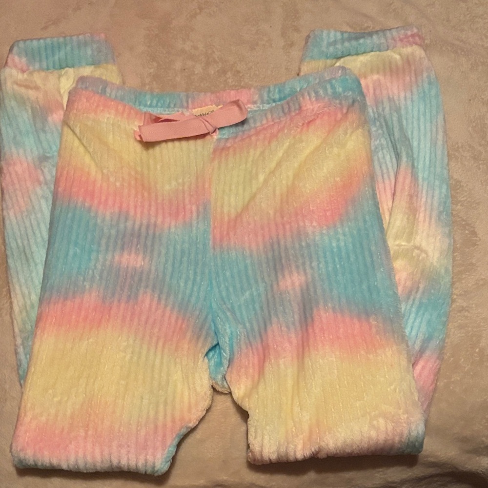 Bobbie Brooks Pastel Tie-Dye Pajama Pants